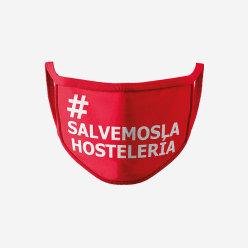 Mascarilla "Salvemos la Hostelería"