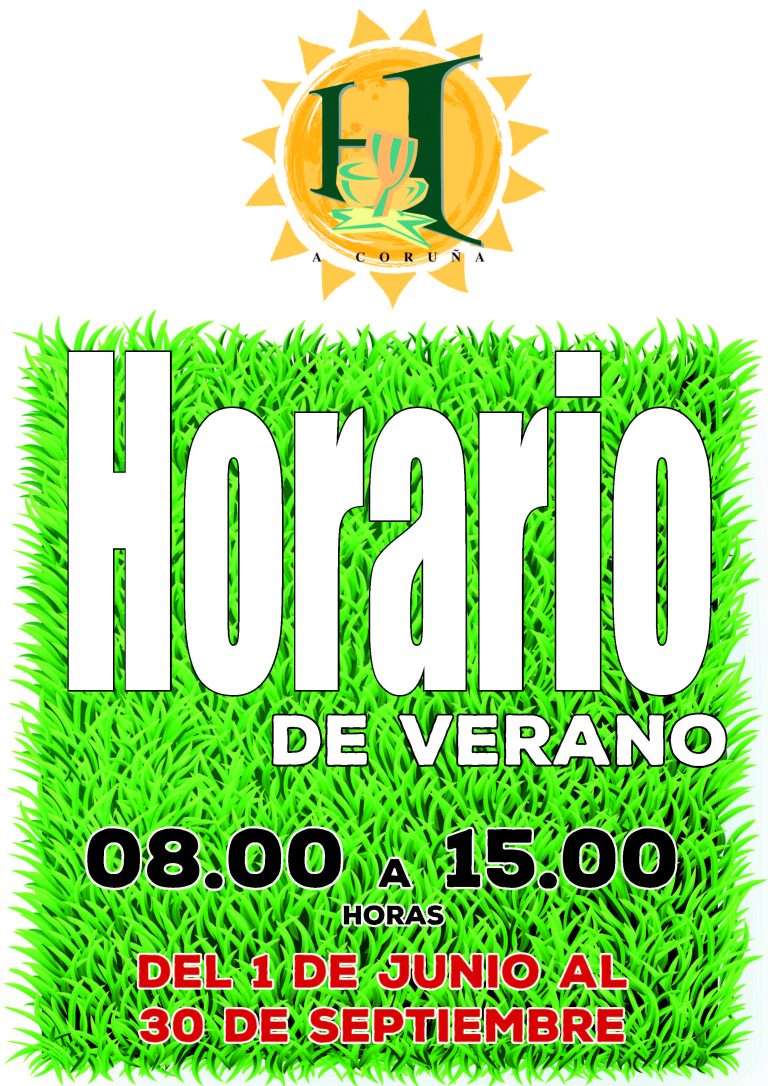 Cartel Horario verano