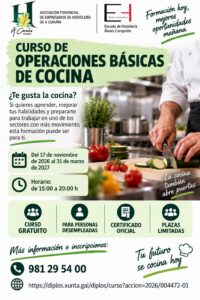 CURSO OPERACIONES BASICAS COCINA